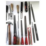 Very Nice Lot of Assorted Files & Some Chisels