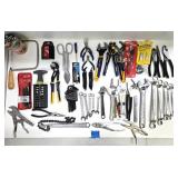 Very Nice Condition Lot of Assorted Good Hand Tools Wrench Sets etc