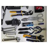 Very Nice Condition Lot of Assorted Good Hand Tools Wrench Sets etc