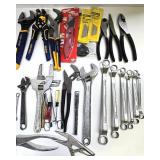 Very Nice Condition Lot of Assorted Good Hand Tools Wrench Sets etc