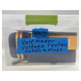 Excellent Estate Lot of Electrical Tools Volt Meters Voltage Testers etc