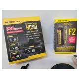 Excellent Estate Lot of Head Lamps Flashlights Magnifiers etc