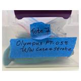 Like-New OLYMPUS PT-058 Camera Underwater Waterproof Case & Many Accessories