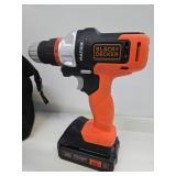 Excellent Working Black & Decker MATRIX Drill w/Trim Saw & other Attachment, Battery Charger & Bag