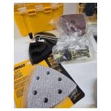 Excellent Like New DEWALT Model DWE315 Oscillating Multi-Tool w/Many Attachments & Carrying Bag