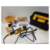 Excellent Like New DEWALT Model DWE315 Oscillating Multi-Tool w/Many Attachments & Carrying Bag