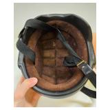 Retro Vintage Orange Racing Helmet