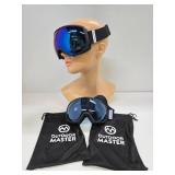 2 Sets of Like-New OUTDOOR MASTER Racing / Ski Goggles