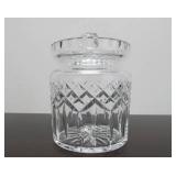 Signed Vintage WATERFORD Crystal Biscuit Jar w/Lid