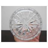 Signed Vintage WATERFORD Crystal Biscuit Jar w/Lid