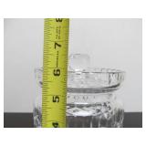 Signed Vintage WATERFORD Crystal Biscuit Jar w/Lid