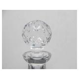 Signed Vintage WATERFORD Crystal Decanter & Set of 6 Matching Small Glasses