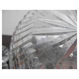 Signed Vintage WATERFORD Crystal Decanter & Set of 6 Matching Small Glasses