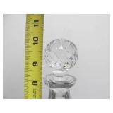 Signed Vintage WATERFORD Crystal Decanter & Set of 6 Matching Small Glasses