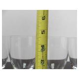 Matching Set of 9 Signed FOSTORIA Glass Goblets #1