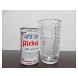 Matching Set of 9 Signed FOSTORIA Glass Goblets #3 - Plus 3 Pieces of Cut Crystal