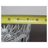 Matching Set of 9 Signed FOSTORIA Glass Goblets #3 - Plus 3 Pieces of Cut Crystal