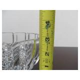 Matching Set of 9 Signed FOSTORIA Glass Goblets #3 - Plus 3 Pieces of Cut Crystal