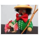 2 Like-New in Original Box Wooden German Smoker Dolls by Steinbach