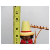 2 Like-New in Original Box Wooden German Smoker Dolls by Steinbach