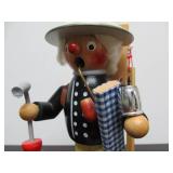 2 Like-New in Original Box Wooden German Smoker Dolls by Steinbach