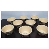 LARGE Lot of Vintage Ovenware Stoneware w/MANY Advertising Bowls SCHWAN