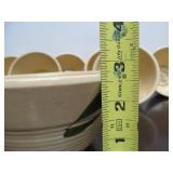 LARGE Lot of Vintage Ovenware Stoneware w/MANY Advertising Bowls SCHWAN