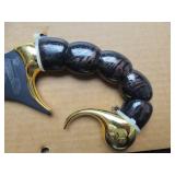 Very Cool Mint in Box Large Fantasy Knife w/Display Stand