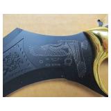 Very Cool Mint in Box Large Fantasy Knife w/Display Stand