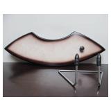 Very Cool Mint in Box Large Fantasy Knife w/Display Stand