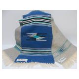 Group of 3 Hand Woven Native American Small Wool Rugs from Ortega