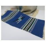Group of 3 Hand Woven Native American Small Wool Rugs from Ortega