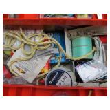 Game Fisher Tackle Box w/Lures & Fishing Items