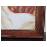 Excellent Large Framed Original Oil on Canvas Portrait Painting - "Portrait of an Arab" - after Alexandre Cabanel