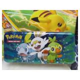 Large Lot of Assorted POKEMON Items Tins Cards Games etc