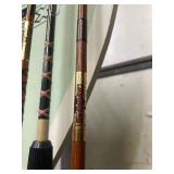 Fantastic Vintage ST. CROIX Fishing Rod Advertising Store Display Stand & 6 Great Condition Rods