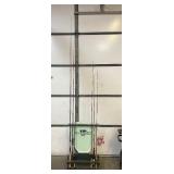 Fantastic Vintage ST. CROIX Fishing Rod Advertising Store Display Stand & 6 Great Condition Rods