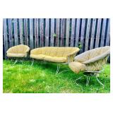 Vintage 3-Piece Mid Century HOMECREST Patio Set