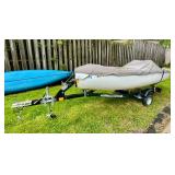 Fully Functional Nauticraft SPRITE Pedal Boat w/Trailer