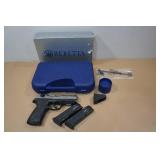 Beretta PX4 Storm Type F 9mm Semi-Auto Pistol - Stainless INOX Slide - 3 Magazines