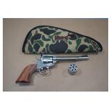 Ruger New Model Single-Six .22 Cal Stainless Steel Revolver - LR and Mag Cylinders