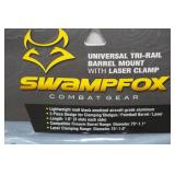 Swampfox Combat Gear Universal Tri-Rail Barrel Mount with Laser Clamp