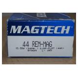50 Magtech .44 Rem Mag 240 Gr SJSP Flat Ammo