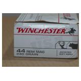34 Winchester .44 Rem Mag 240 Gr JSP Ammo