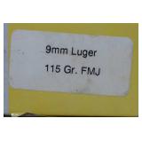 50 Reliant Ammo USA 9mm Luger 115 Gr FMJ Ammo
