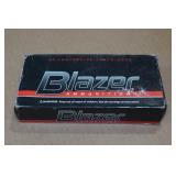 50 CCI Blazer .380 Auto 95 Gr TMJ Aluminum Case Ammo