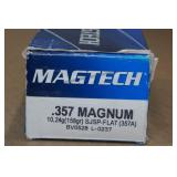 50 Magtech .357 Mag 158 Gr SJSP Flat Ammo
