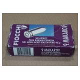 50 Fiocchi 9mm Makarov 90 Gr HP Ammo