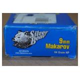 50 Silver Bear 9mm Makarov 94 Gr HP Steel Case Ammo