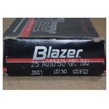 50 CCI Blazer .25 Auto 50 Gr TMJ Aluminum Case Ammo